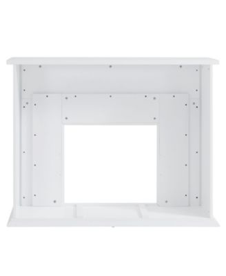 Elior Marble Tiled Color Changing Electric Fireplace