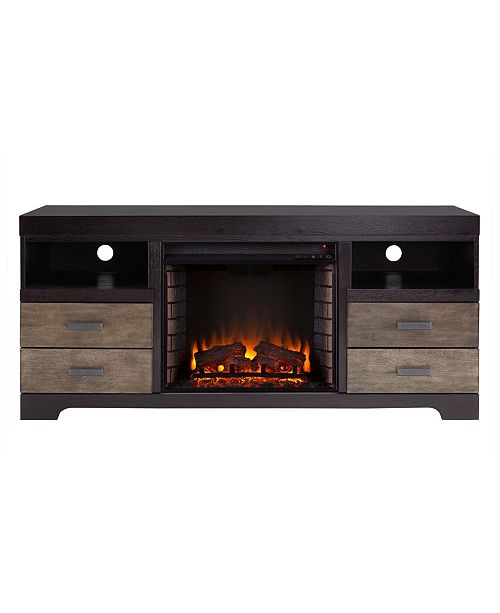 Southern Enterprises Enzo Electric Fireplace With Storage