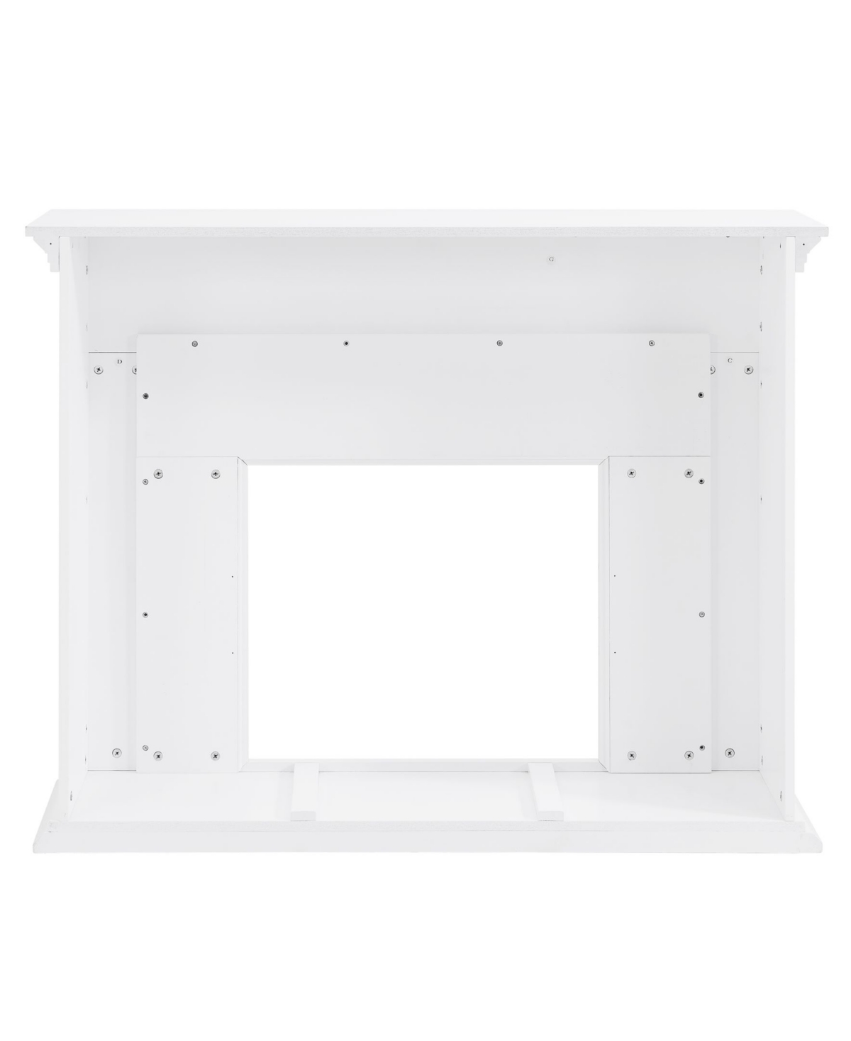 Southern Enterprises Anika Marble Tiled Electric Fireplace