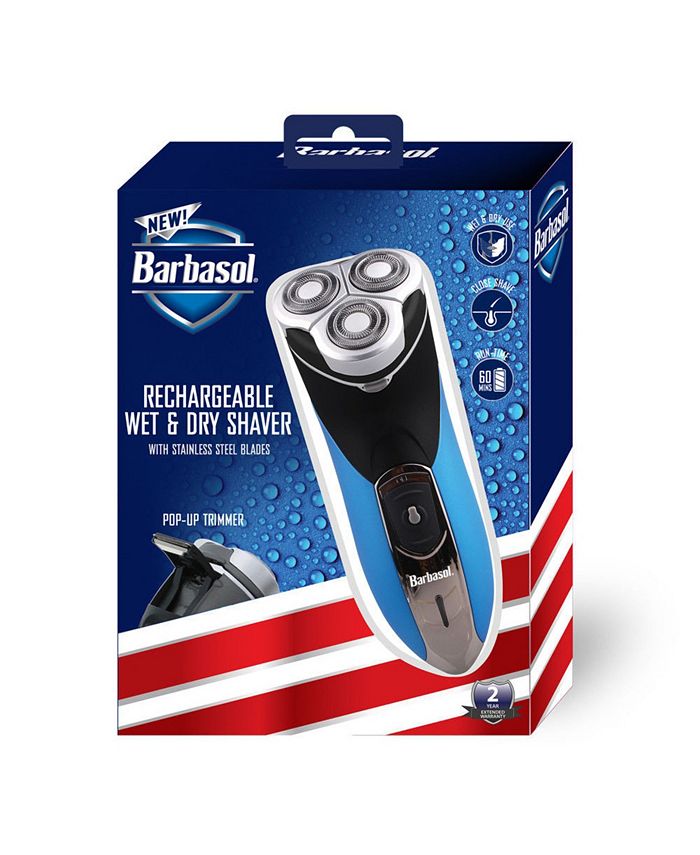 Barbasol 1100 Series Rechargeable Wet Dry Rotary Shaver Macy's