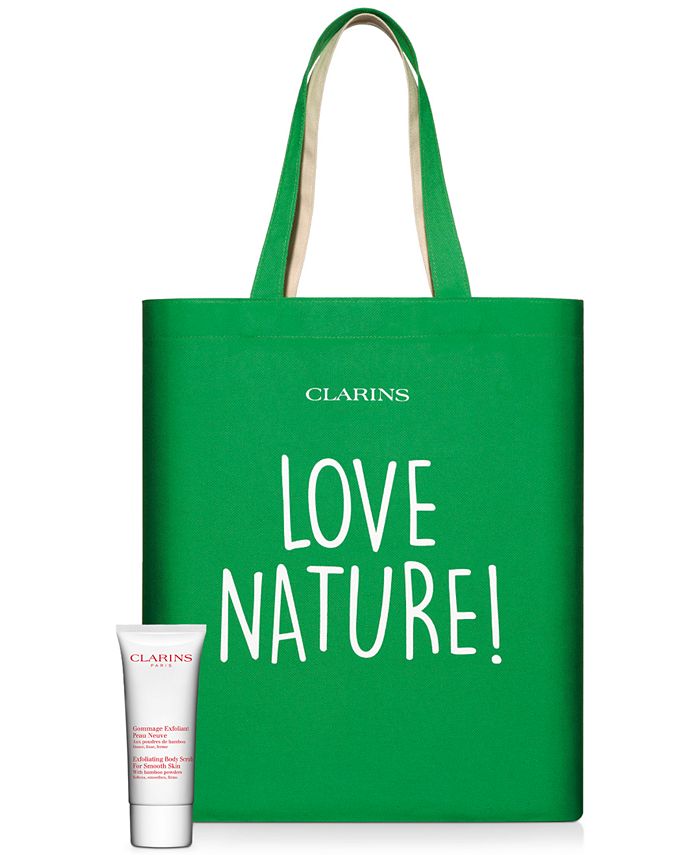 microwave Beautiful woman Underline Clarins Receive a skincare gift and tote bag with $125 Clarins Purchase -  Macy's