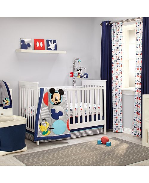 Disney Mickey Mouse 4 Piece Crib Bedding Set Reviews