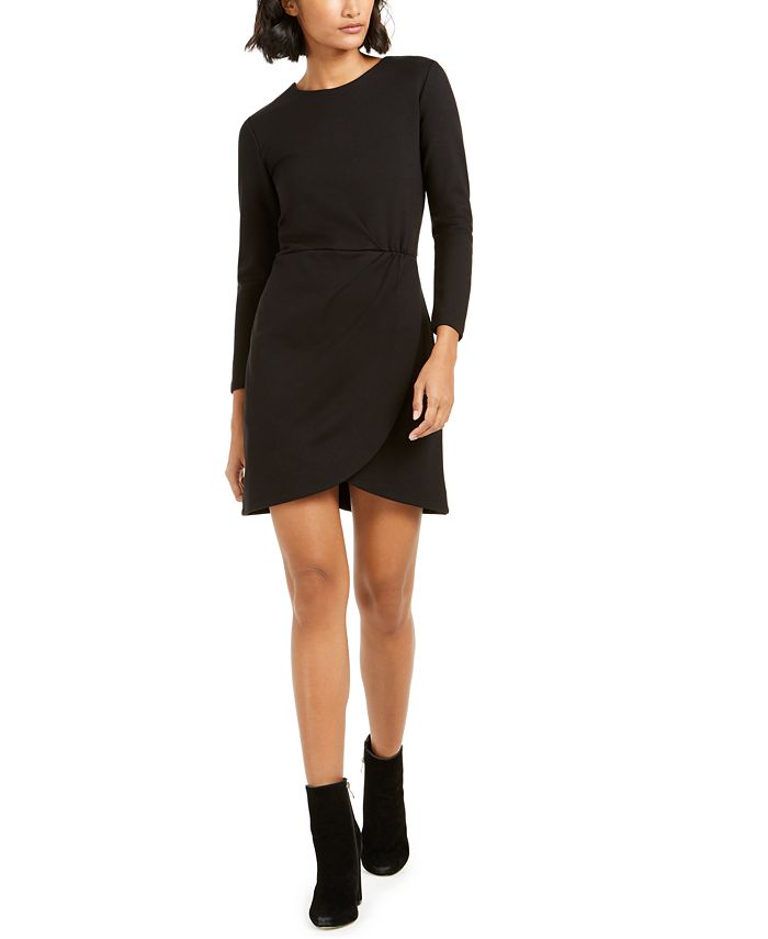 French Connection Lulu Faux-Wrap Dress - Macy's