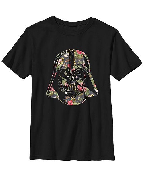 Fifth Sun Star Wars Big Boy S Darth Vader Floral Tropical Hawaiian