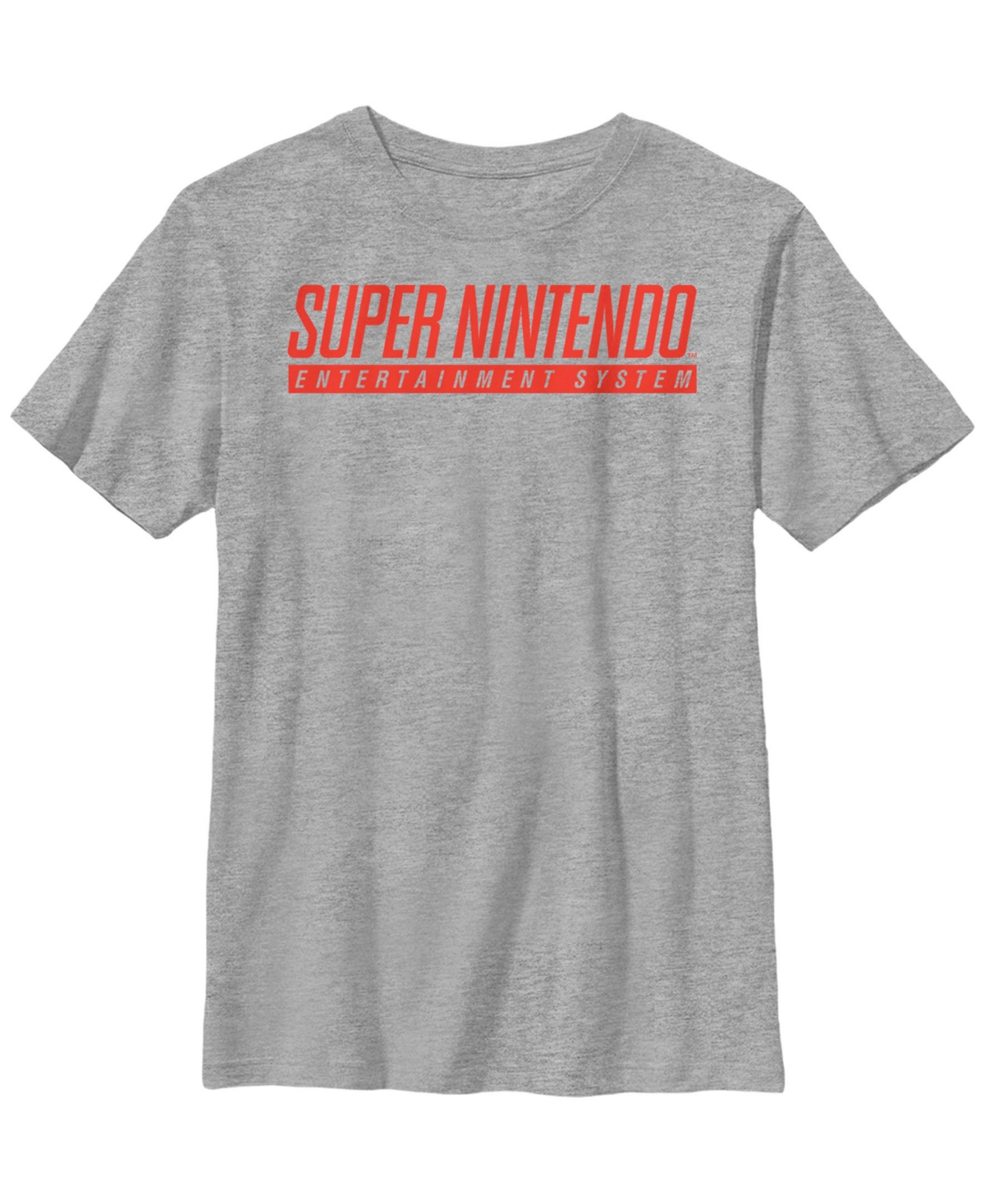 Fifth Sun Nintendo Big Boy's Super Nintendo Big Boy's Entertainment System Classic Logo Short Sleeve T-Shirt