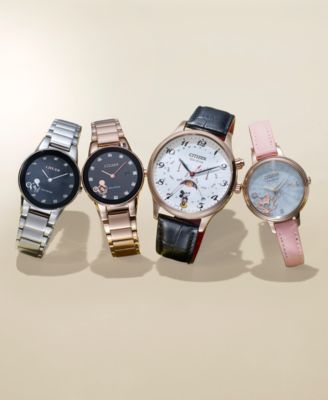 Citizen Mickey Mouse Diamond-Accent Rose Gold-Tone Bracelet  display picture 2