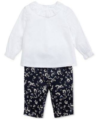 baby girl floral pants