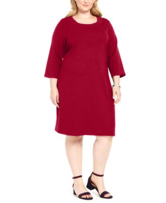 macy's last act plus size dresses