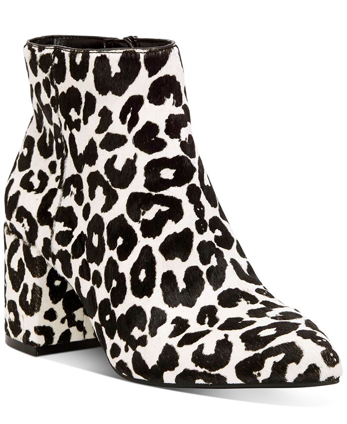 Inc leopard deals booties