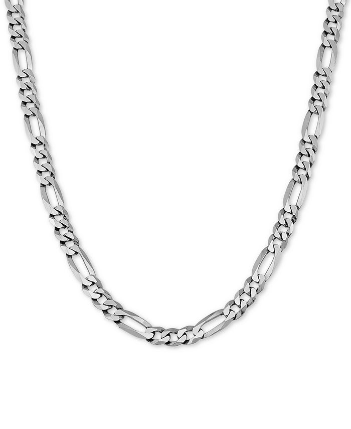 Macy's - Figaro Link 22" Chain Necklace in Sterling Silver