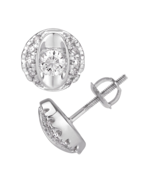 image of Certified Diamond 1/2 ct. t.w. Earrings in 14k White Gold