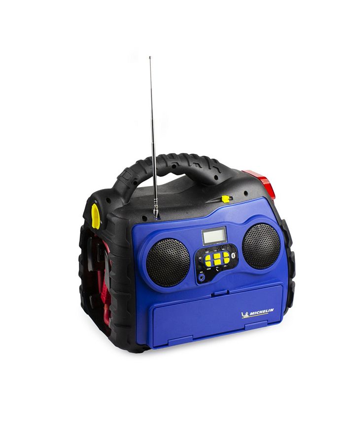 Michelin MultiFunction Portable Power Source Xr1 1000 Watt Jump Starter with Air Compressor and