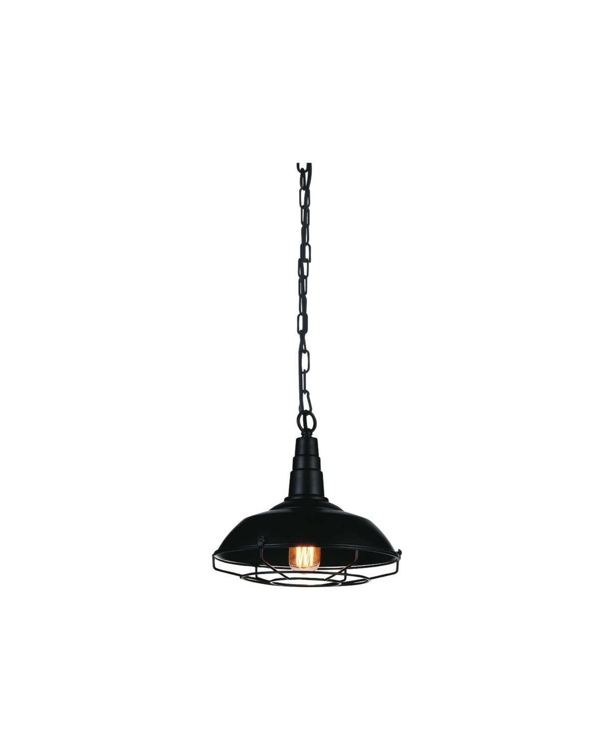 Cwi Lighting Morgan 1 Light Mini Pendant In Black