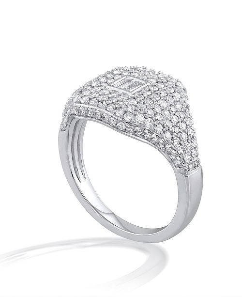 Serena Williams Jewelry Diamond 1 Ct T W Ring In 14k White Gold Reviews Rings Jewelry Watches Macy S