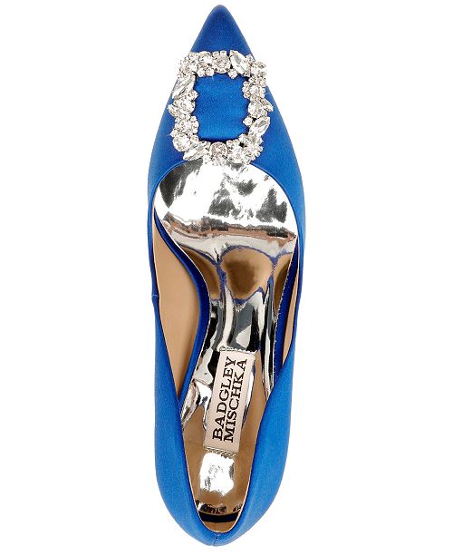 badgley mischka cher evening pumps