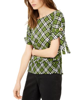 macys michael kors petite tops