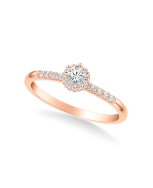 image of Diamond Engagement Ring (3/8 ct. t.w.) in 14k White, Yellow or Rose Gold
