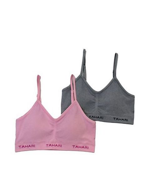Tahari Girls BigSeamless 2-Pack Bra with Removable Cups & Reviews ...