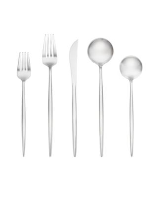 Skandia  Zephyr Mirror 20-PC Flatware Set, Service for 4