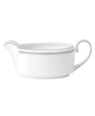 Vera Wang Wedgwood Dinnerware, Grosgrain Gravy Boat-Only - Macy's