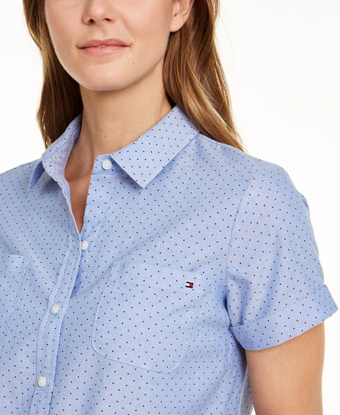 cotton camp shirt women's