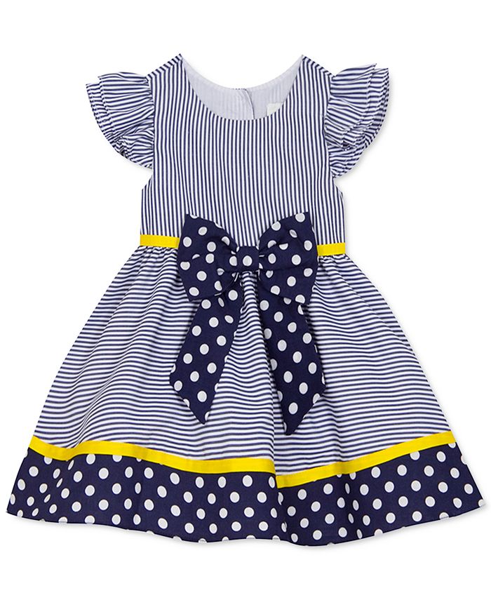 Robe D'été Sans Manches Rare Editions, à Pois Et Rayures, Taille 12 – Occasion En Excellent état