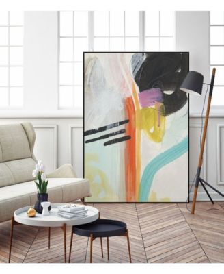 20" x 16" Rhythm Variations I Art Block Framed Canvas