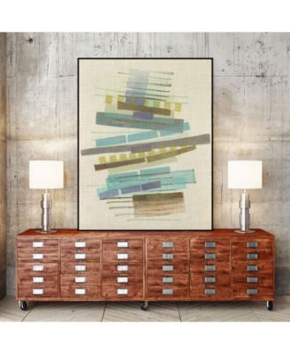 Giant Art 24" x 18" Balancing III Art Block Framed Canvas