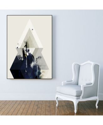 Giant Art 20" x 16" Beneath the Surface III Art Block Framed Canvas