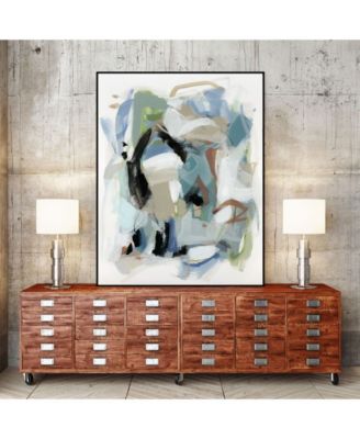 40" x 30" Fall III Art Block Framed Canvas