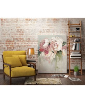 40" x 30" Peonies Museum Mounted Canvas Print