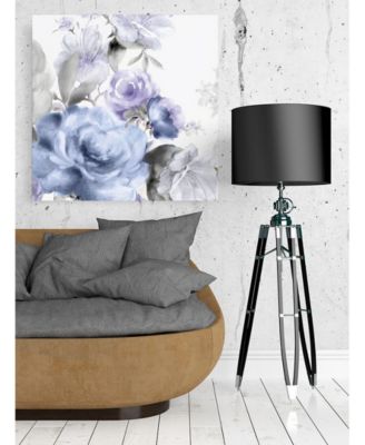 20" x 20" Light Floral I Museum Mounted Canvas Print