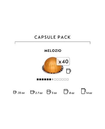 Nespresso - VertuoLine Melozio, 40 Capsules