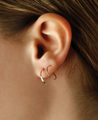 wire cuff earrings