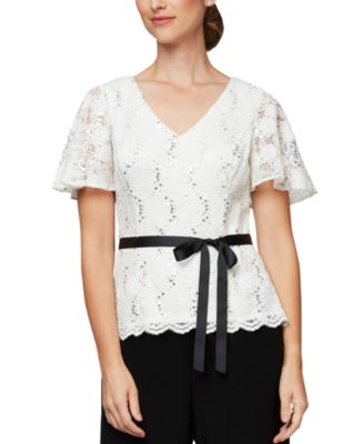 Alex best sale evening tops