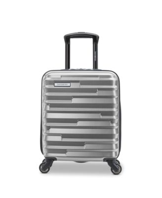 samsonite white suitcase