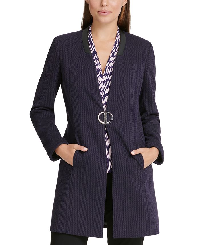 Womens long clearance topper jacket