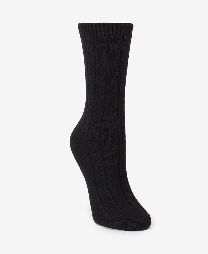 DKNY Super Soft Knit Wide Rib Boot Sock, Online Only - Macy's