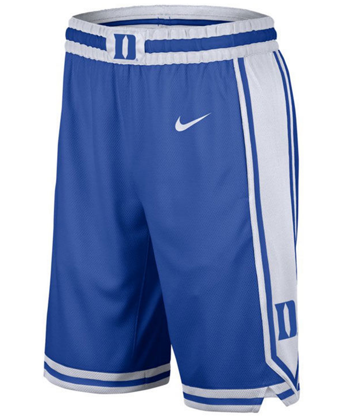 Shop Nike Men's Duke Blue Devils Replica Basketball Road Shorts In Royalblue,white