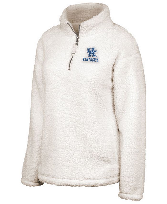 Royce Apparel Inc Women's Kentucky Wildcats Sherpa QuarterZip Pullover Macy's