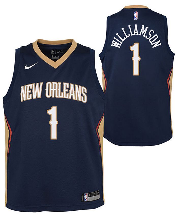 Youth Nike Zion Williamson White New Orleans Pelicans Swingman Player Jersey