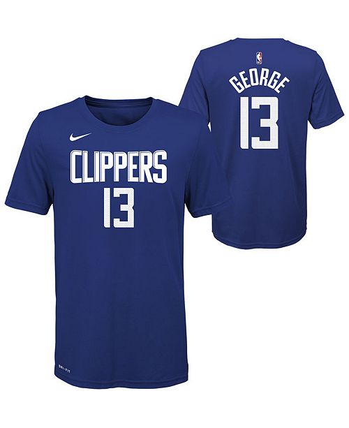 Nike Big Boys Paul George Los Angeles Clippers Icon Name And