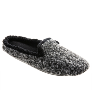 image of Isotoner Heathered Knit Jessie Hoodback Slipper, Online Only