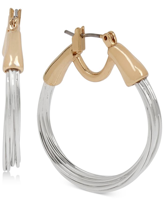 Small wire discount hoop earrings