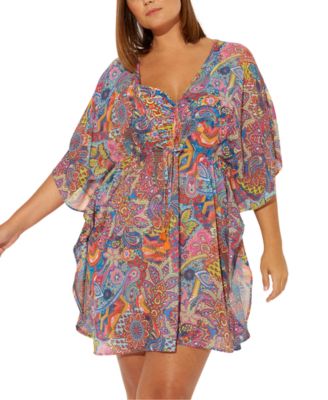 caftan plus size cover up