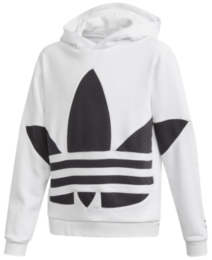 image of adidas Big Boys Big Trefoil French Terry Hoodie