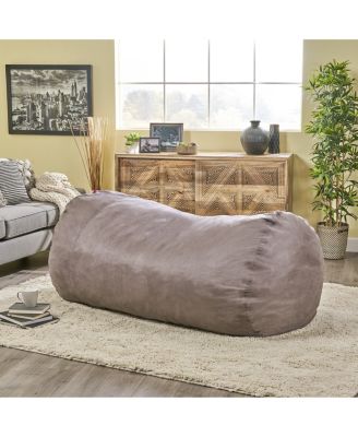 8ft Microfiber Synthetic Suede Bean Bag