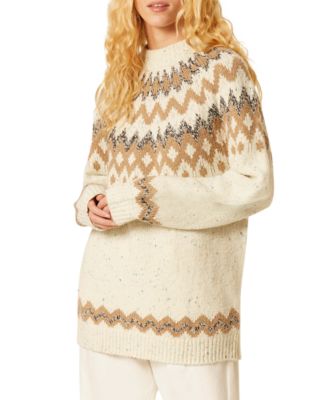 French Connection - Leena Fair-Isle Mock-Neck Sweater