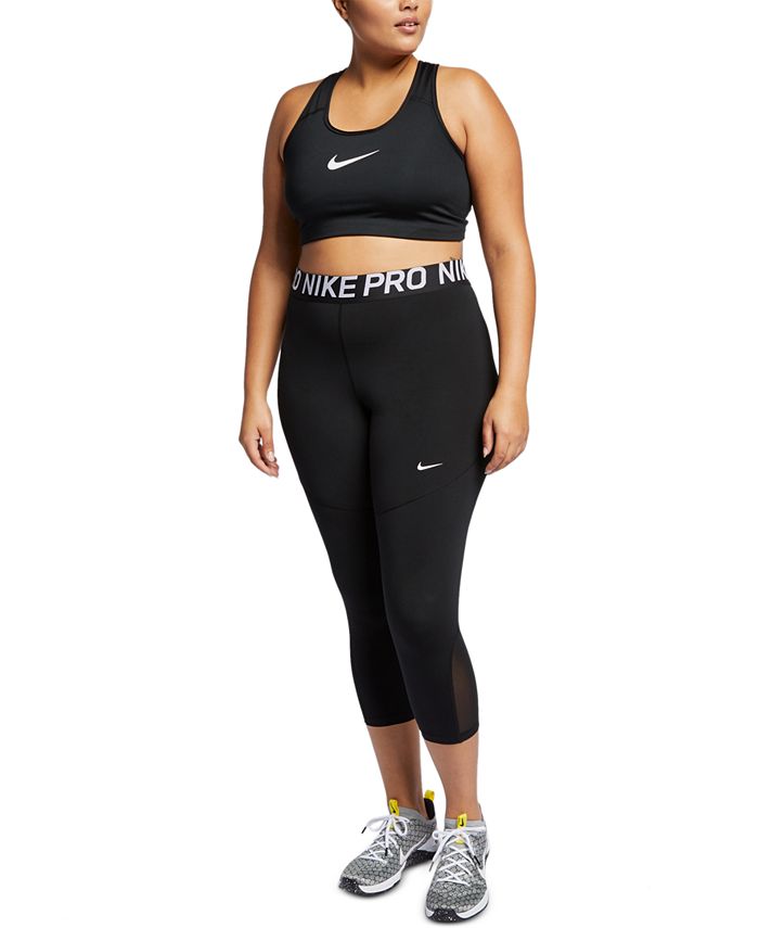 Nike Plus Size Dri-FIT Medium-Support Sports Bra & Reviews - Activewear ...