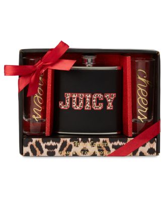 Juicy Couture - "Juicy" Flask & Shot Glass Gift Set